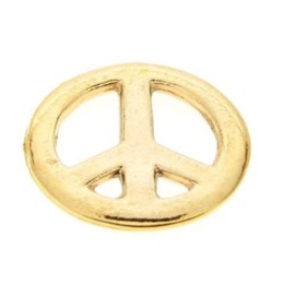 Entremeio Ouro Flash 20 mm Paz 3  unidades