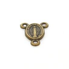 Entremeio Ouro Velho 14x11 mm 3  unidades