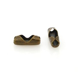 Fecho Canoa Ouro Velho 1.5 mm 10  unidades