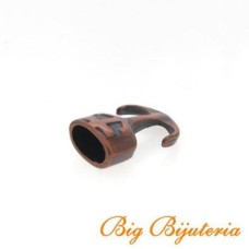 Fecho Gancho Cobre 22x15x08 mm 3  unidades
