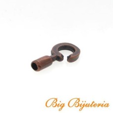 Fecho Gancho Cobre 24x12x02 mm 2  unidades