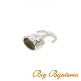 Fecho Gancho Níquel 22x15x08 mm 3  unidades