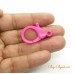 Fecho lagosta pink 35 mm 1 unidade