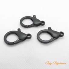 Fecho lagosta preto 35 mm 1 unidade