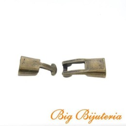 Fecho T 32x12x08 mm Ouro Velho uma unidade Fecho T 32x12x08 mm Ouro Velho uma unidade