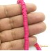 Disco de fimo 6 mm pink 1 fio