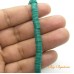 Disco de fimo 6 mm verde musgo 1 fio
