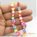 Fimo estrela 10 mm multi color 1 fio