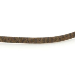 Fio Étnico Emborrachado Marrom 4 mm um  m