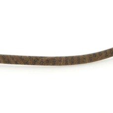 Fio Étnico Emborrachado Marrom 6 mm um  m