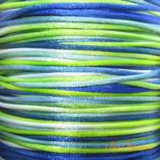 Fio Acetinado multi Color azul 1 mm 10 metros