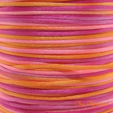 Fio acetinado multi color rosa 1 mm 10 metros