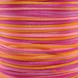 Fio acetinado multi color rosa 1 mm 10 metros