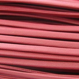 Fio achatado Extra Macio Bordo 3 mm 5 metros