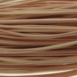 Fio Achatado Rosa Metalizado 3 mm 5 metros