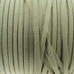 Cordão de Camurça 3 mm Bege Claro 5 metros