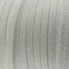 Cordão de Camurça 5 mm Branca 5 metros