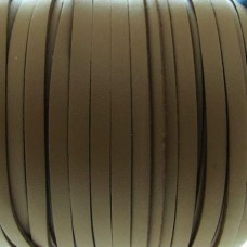 Cordão de Camurça 5 mm Marrom c/ Couro 5 metros