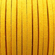 Cordão de Camurça 3 mm Mostarda 5 metros