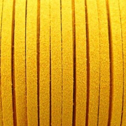 Cordão de Camurça 3 mm Mostarda 5 metros