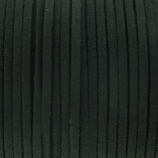 Cordão de Camurça 5 mm Preto 5 metros