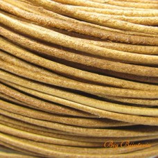 Fio de couro natural 1.5 mm 1 metro