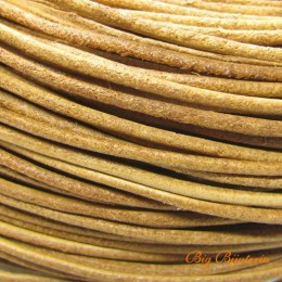 Fio de couro natural 1.5 mm 1 metro