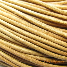 Fio de couro natural 3 mm 1 metro