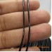 Fio de couro natural preto 1.5 mm 1 metro