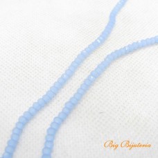 Cristal azul opaco claro 03 mm fio com 150 peças