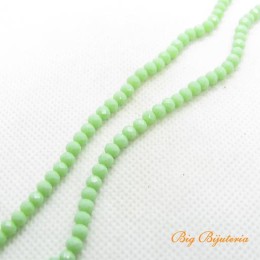Cristal verde 04 mm fio com 150 peças 150 peças