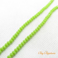 Cristal verde abacate 03 mm fio com 150 peças