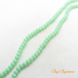 Cristal verde aqua 04 mm fio com 150 peças