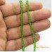 Cristal verde transparente 03 mm fio com 150 peças