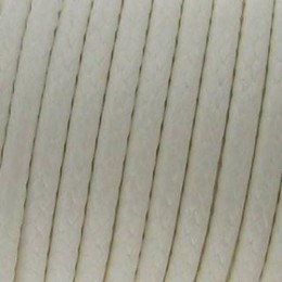 Fio encerado coreano Branco 1 mm 10 metros