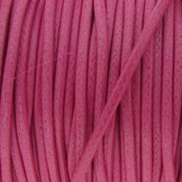 Fio encerado coreano Rosa 2 mm 10 metros