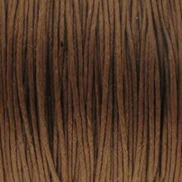 Fio Encerado Primeira Linha Marrom 1 mm 10 metros Fio Encerado Primeira Linha Marrom 1 mm 10 metros