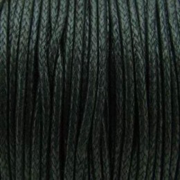 Fio Encerado Primeira Linha Preto 2 mm 10  metros