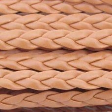 Fio Trançado Achatado Laranja 6 mm 1 metro
