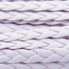 Fio Trançado Achatado Rosa 6 mm 1 metro