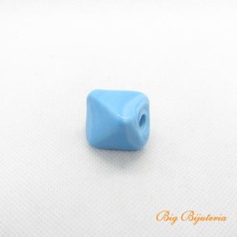 Murano quadrada azul bebe grande uma unidade