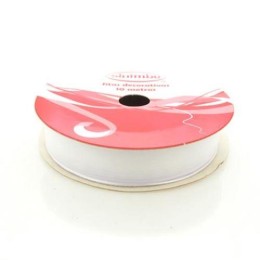 Fita Organza Branco 10 mm 10 metros Fita Organza Branco 10 mm 10 metros