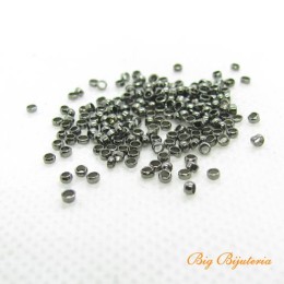 Fixador bolinha grafite 2x2 mm 100 unidades