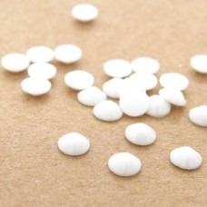 Hotfix Resina Branco 4.8 mm 100  unidades