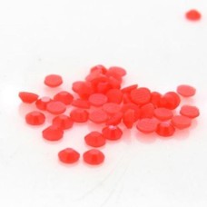 Hotfix Resina Laranja Fluorescente 2.8 mm 100  unidades