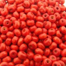 Madeira Vermelho 05 mm Disco 25 g aprox. 625  unidades