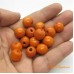Madeira bola 12 mm laranja 10 gramas