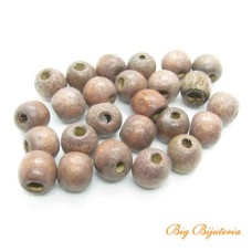 Madeira marrom 10 mm bola 25 g aprox. 75  unidades