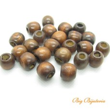 Madeira marrom 12 mm bola 25 g aprox. 50 unidades