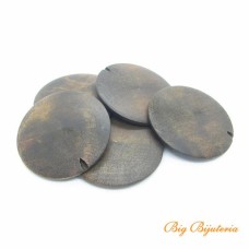 Madeira marrom café 45 mm disco 25 g aprox. 5 unidades